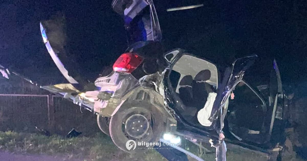 Groźna kolizja w Józefowie koło Biłgoraja. Za kółkiem auta 20-latka
