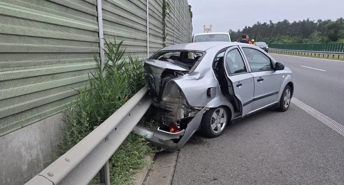 Groźna poranna kolizja na S7