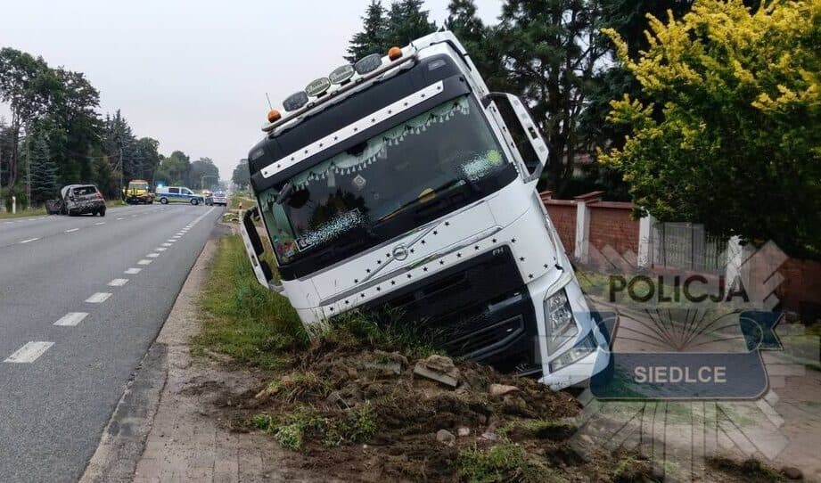 Groźnie wyglądające zdarzenie drogowe w Nowych Iganiach