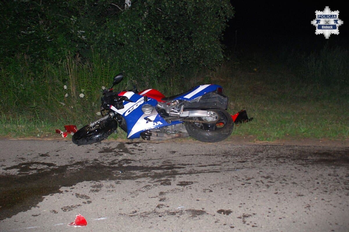 Groźny wypadek motocyklisty w Kulejach pod lupą mundurowych