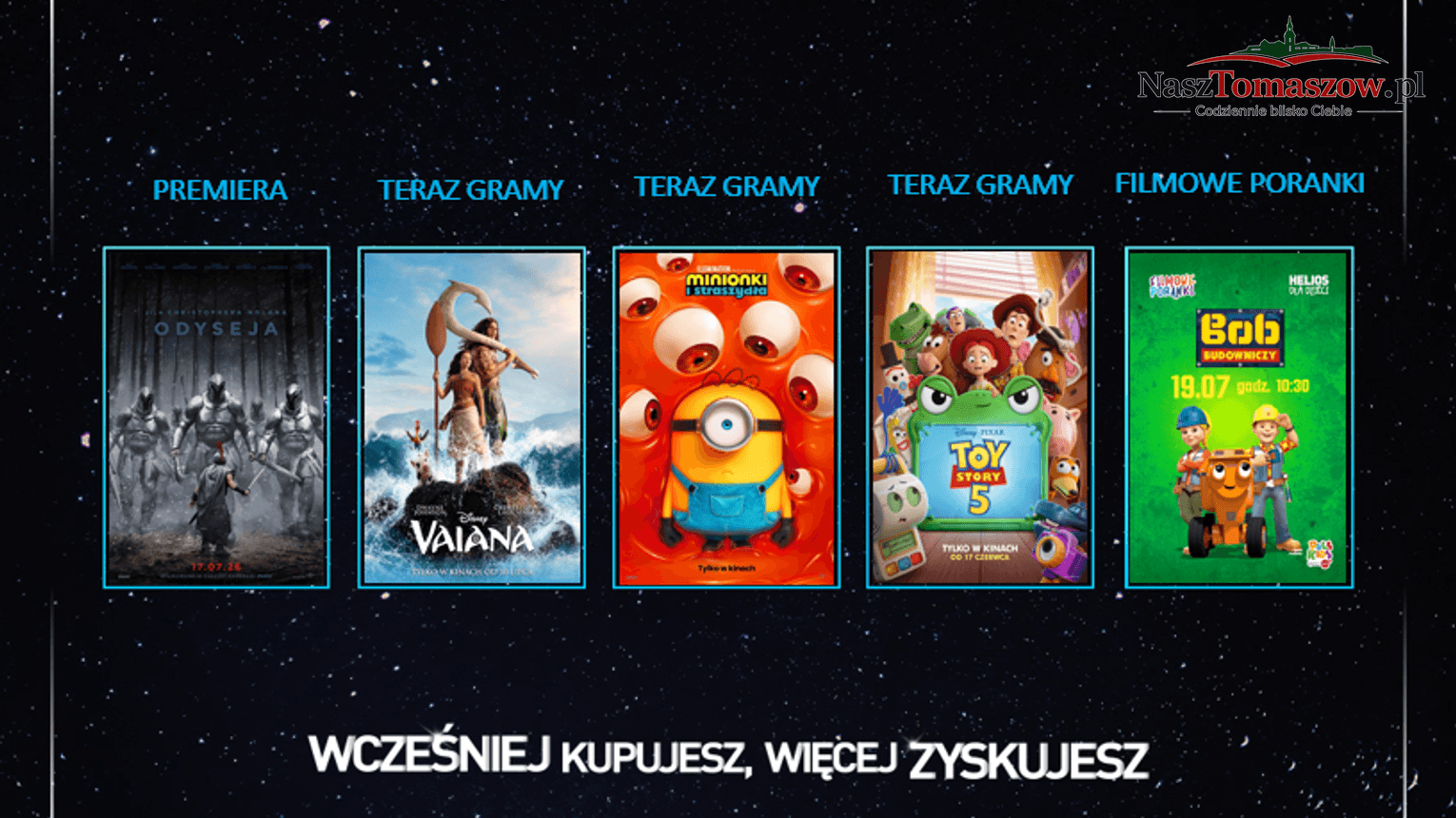 Helios zaprasza na lipcowe hity na wielkim ekranie. „Odyseja”, familijne premiery i finał mundialu