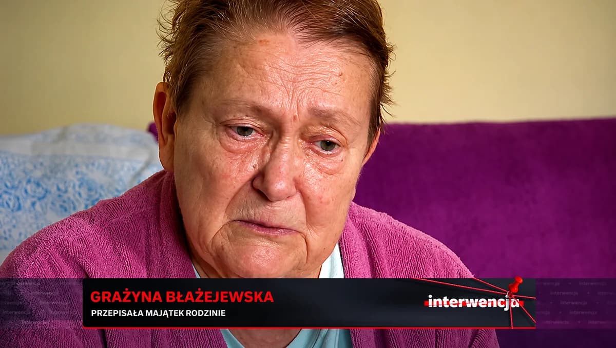 Historia 74-letniej pani Grażyny z Ostródy w „Interwencji” Polsatu. Warto obejrzeć reportaż