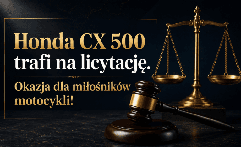 Honda CX 500 trafi na licytację. Okazja dla miłośników motocykli!