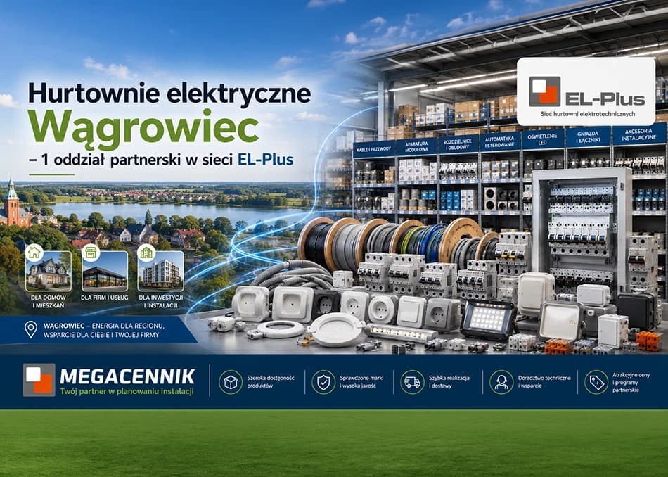 Hurtownie elektryczne Wągrowiec — 1 oddział partnerski w sieci EL-Plus