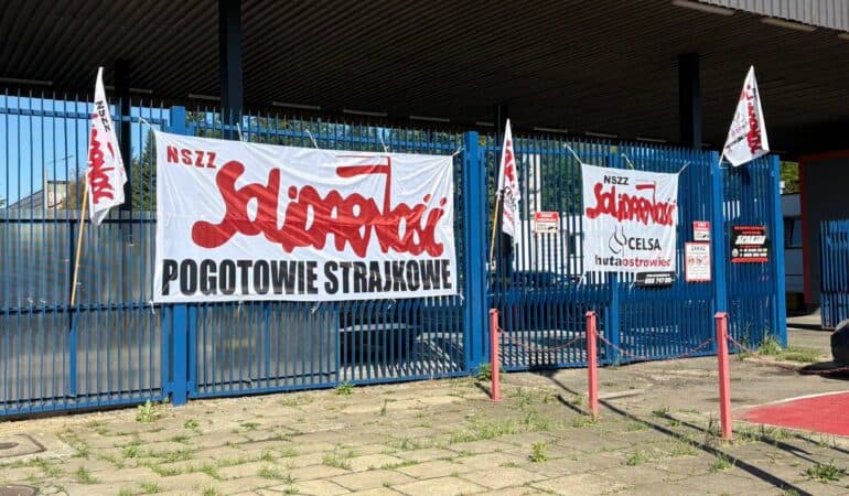 Hutnicy z „Celsy” dostaną podwyżki. Zakończyła się akcja protestacyjna