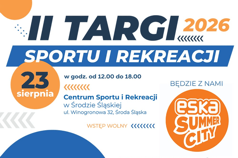 II Targi Sportu i Rekreacji w Środzie Śląskiej. Sport, atrakcje i dobra zabawa dla całych rodzin
