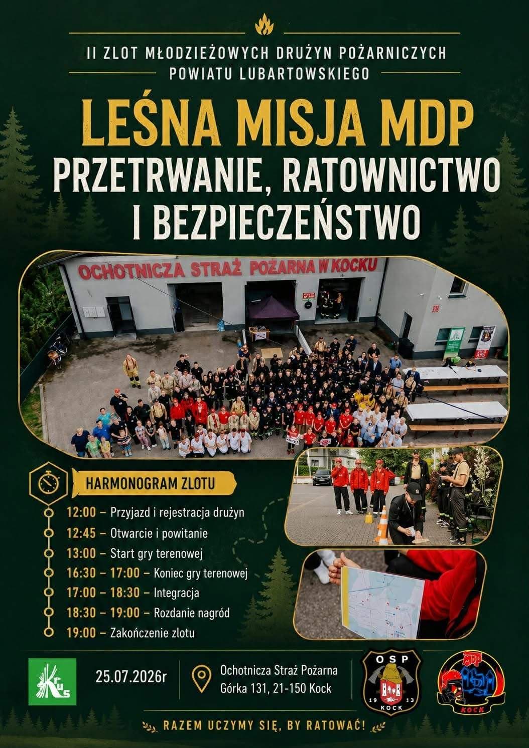 II Zlot Młodzieżowych Drużyn Pożarniczych Powiatu Lubartowskiego