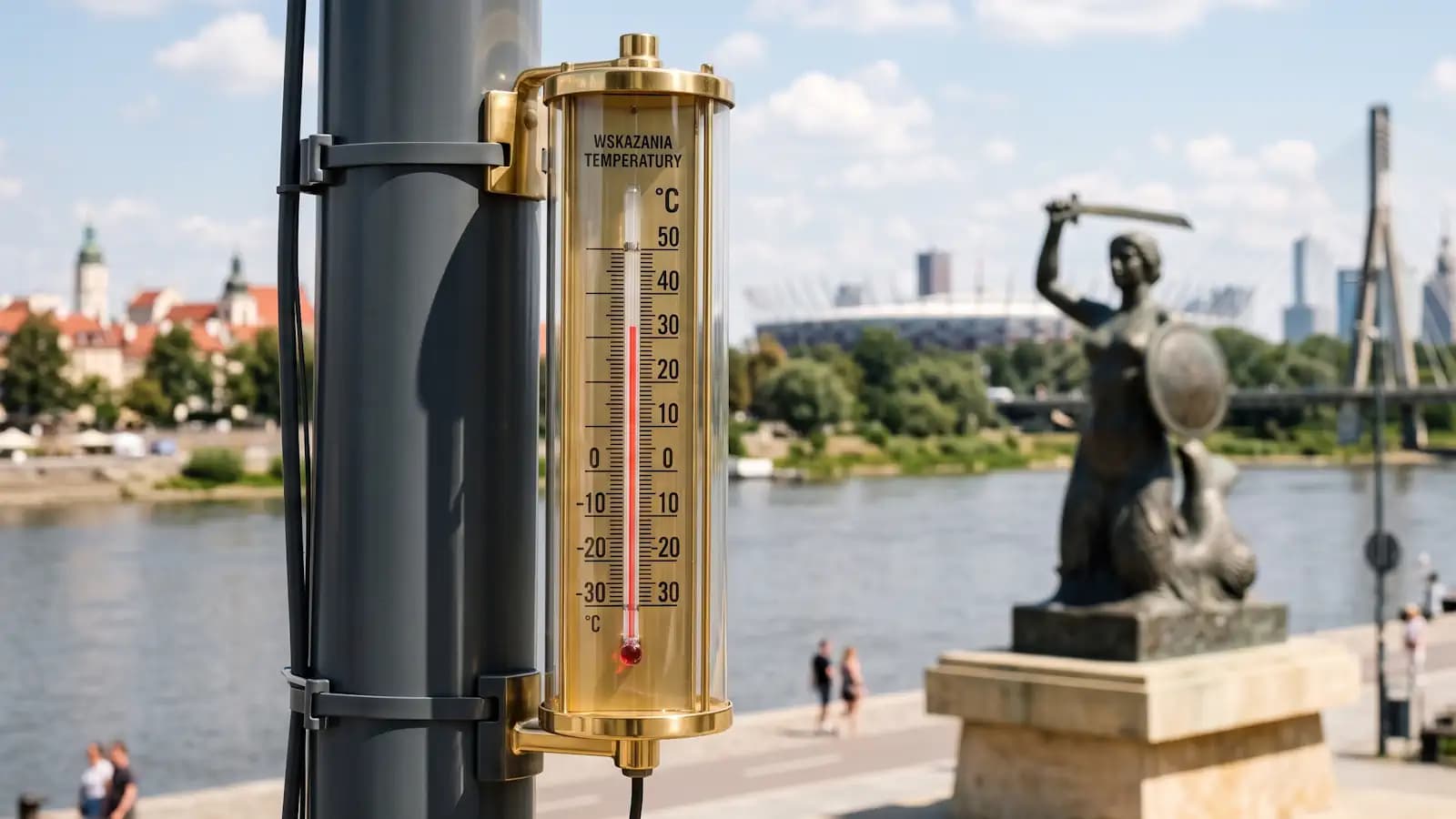 IMGW wydał ostrzeżenie drugiego stopnia dla Warszawy. Miasto bije na alarm. Sprawdź, ile potrwa upał i czy wróci kolejny