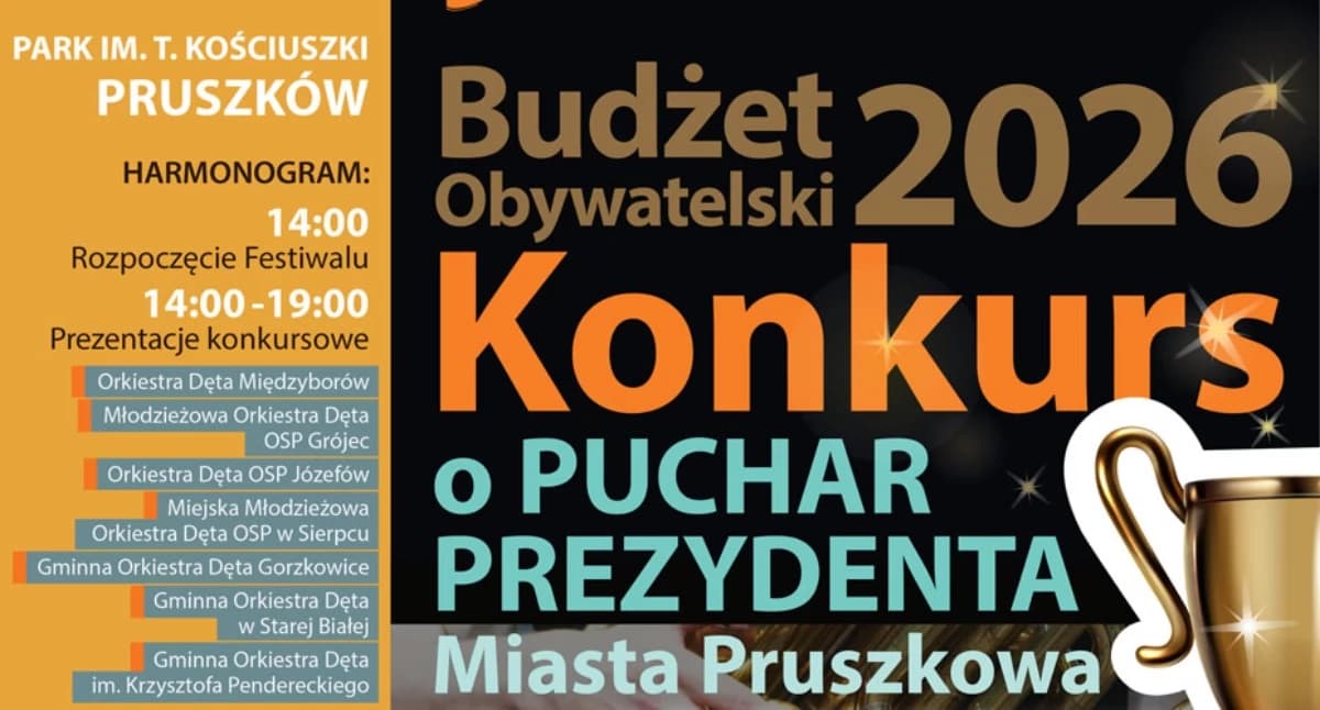 IV Pruszkowski Festiwal Orkiestr Dętych – konkurs o Puchar Prezydenta Miasta Pruszkowa - muzyczne święto już 13 czerwca w Pruszkowie
