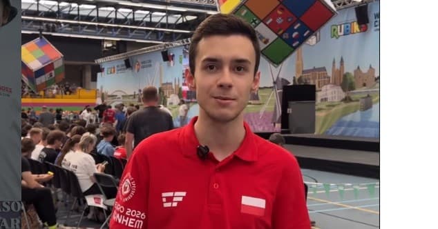 Jakub Majchrzak z Gostynina wygrał Mistrzostwa Europy w speedcubingu