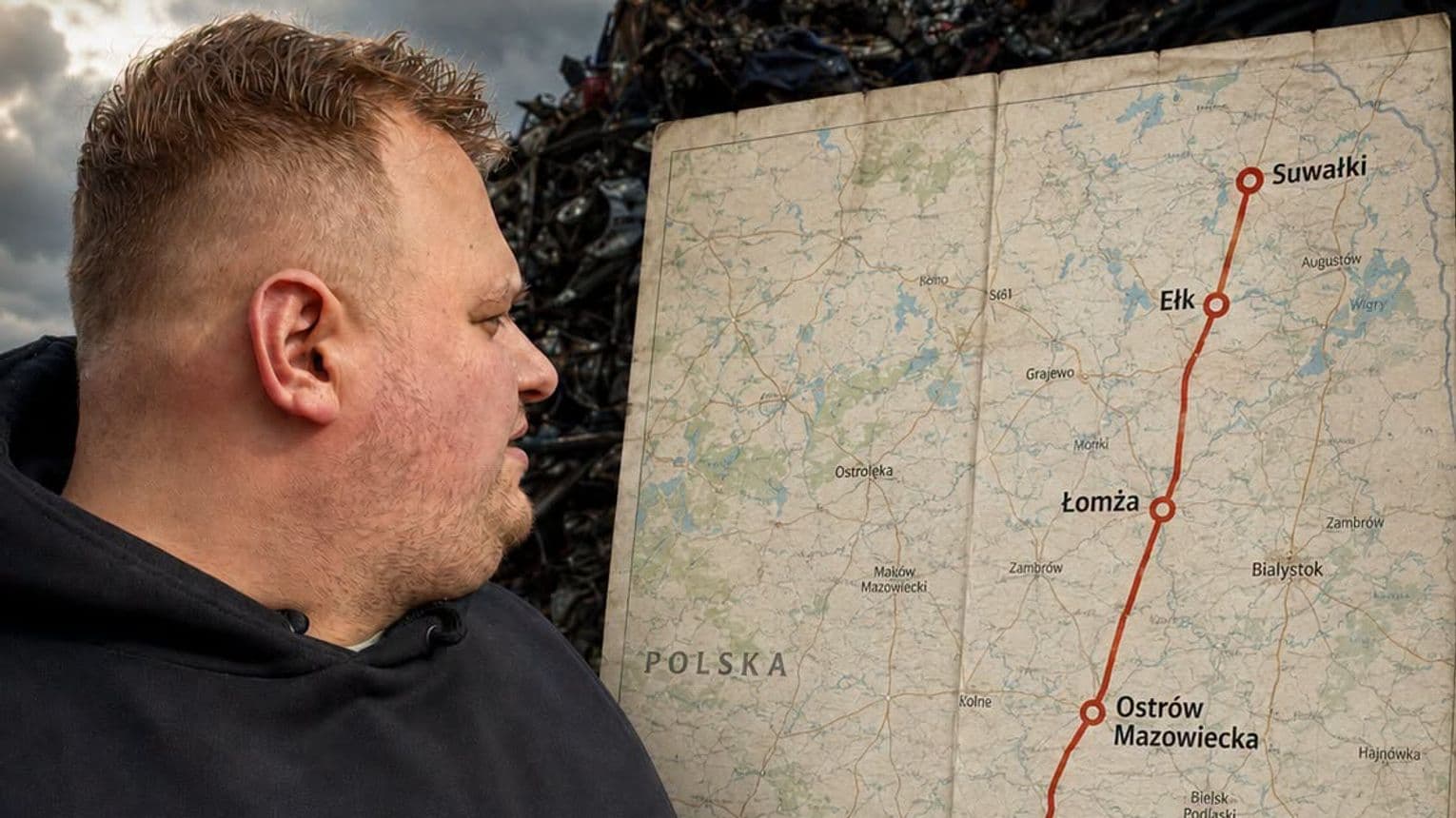 Janusz ze Złomowiska rusza w trasę na Suwałki. Po drodze odbierze złom od mieszkańców