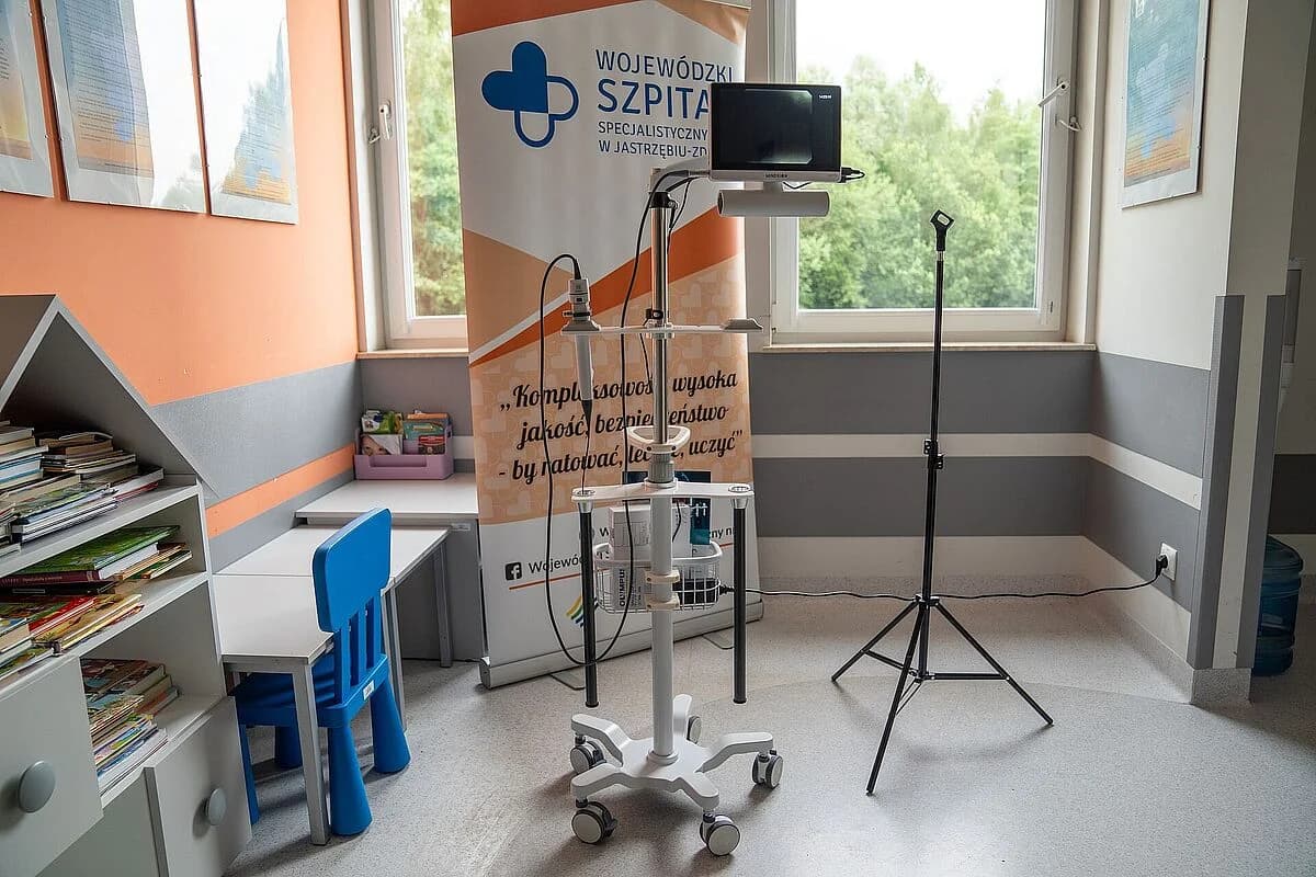 Jastrzębie-Zdrój: Oddział Pediatryczny WSS nr 2 otrzymał pierwszy videobronchoskop na Śląsku