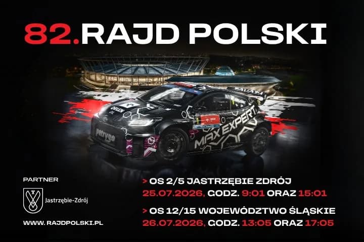 Jastrzębie-Zdrój: utrudnienia w ruchu i zmiany autobusów 25 lipca z powodu Rajdu Polski