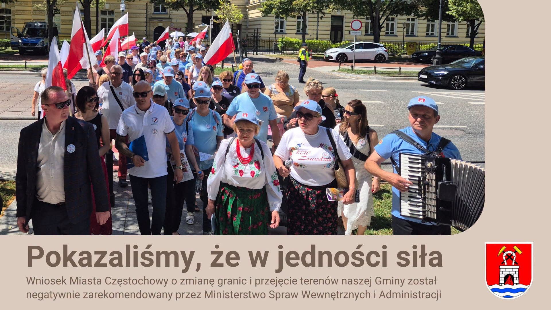 Jest ważny zwrot w sprawie zmiany granic Częstochowy i gminy Poczesna