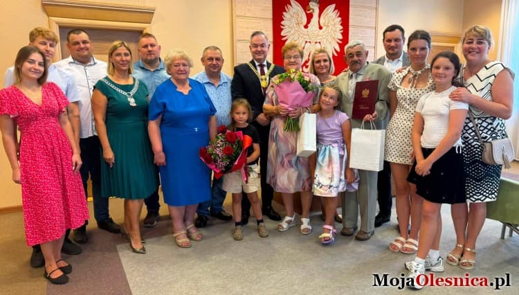 Jubilaci z Oleśnicy świętują 50-lecie małżeństwa