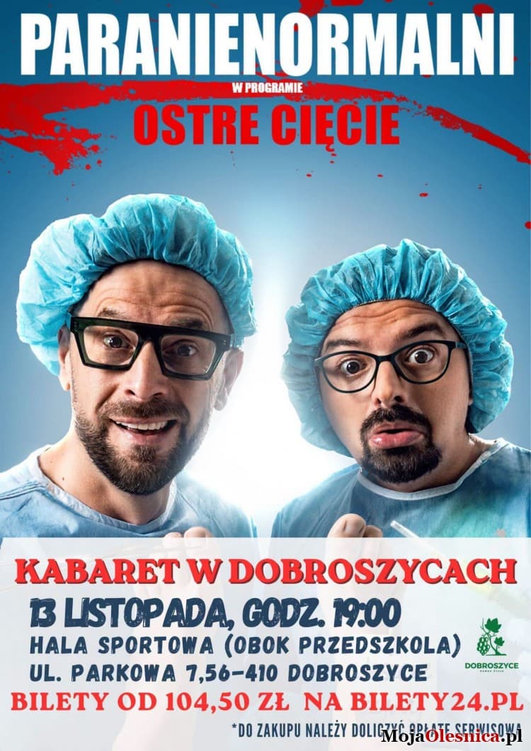 Kabaret Paranienormalni w Dobroszycach. Nie przegap okazji na świetną zabawę!