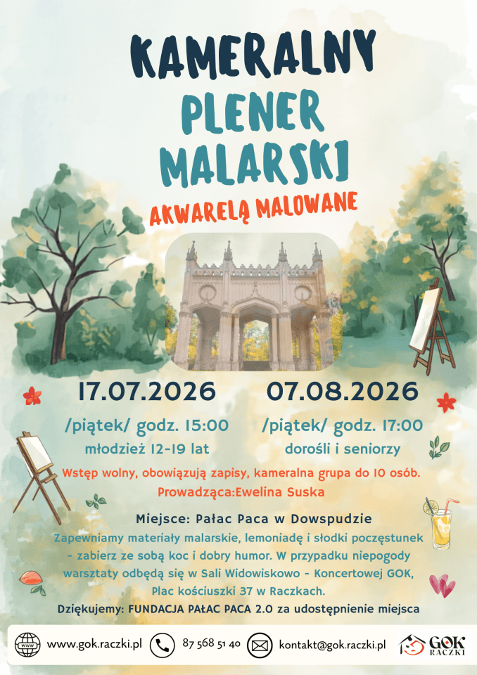 Kameralny Plener Malarski w Dowspudzie