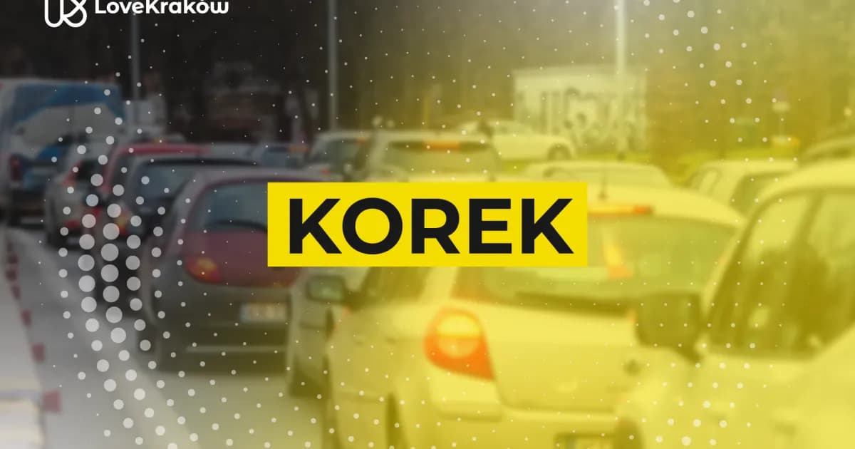 Karambol na A4 w Krakowie