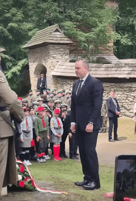 Karol Nawrocki na Podkarpaciu. Obchody Narodowego Dnia Pamięci o ofiarach UPA i OUN w Radrużu
