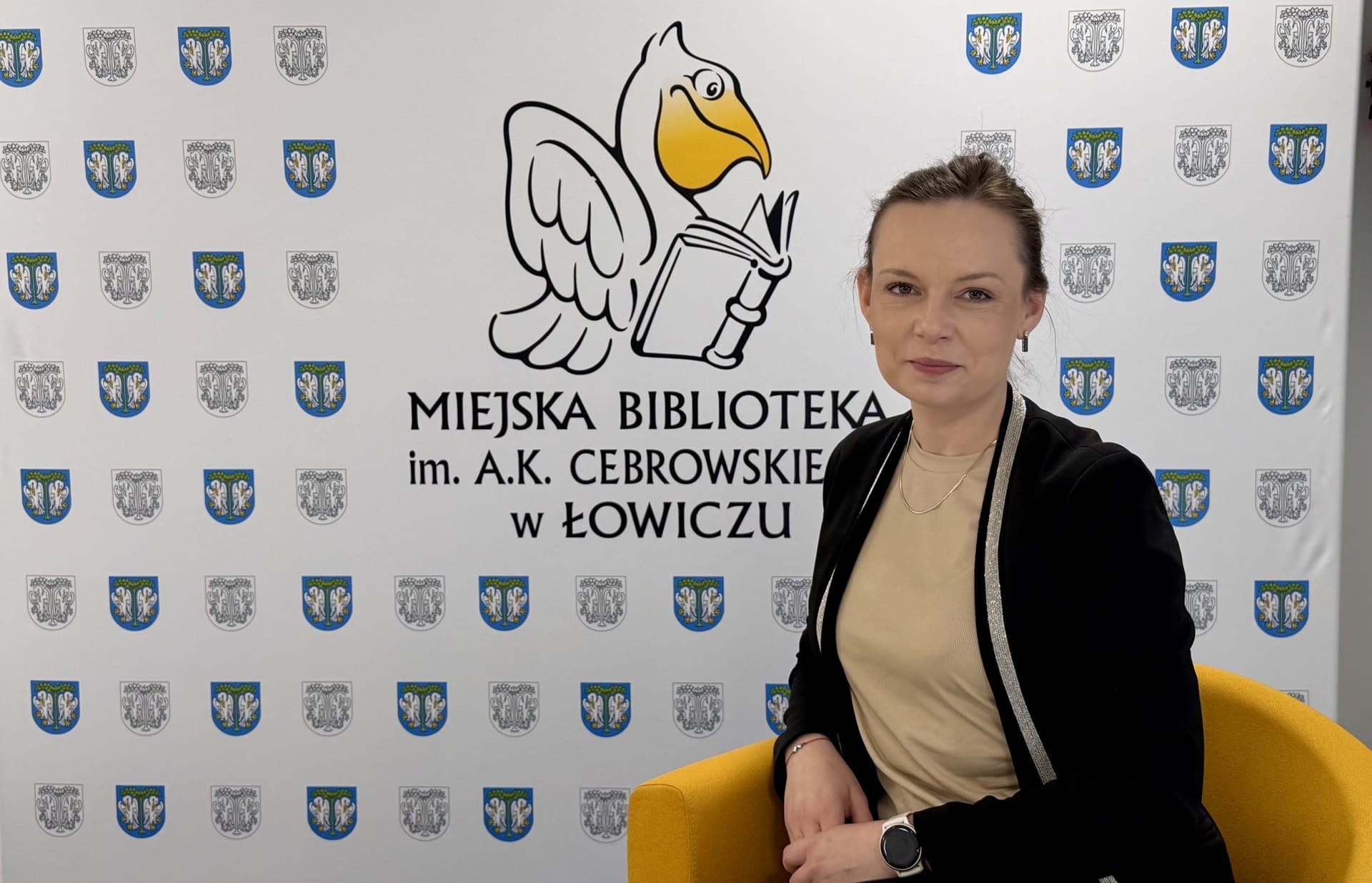Karolina Przyżycka – dyrektor Miejskiej Biblioteki im. A. K. Cebrowskiego w Łowiczu