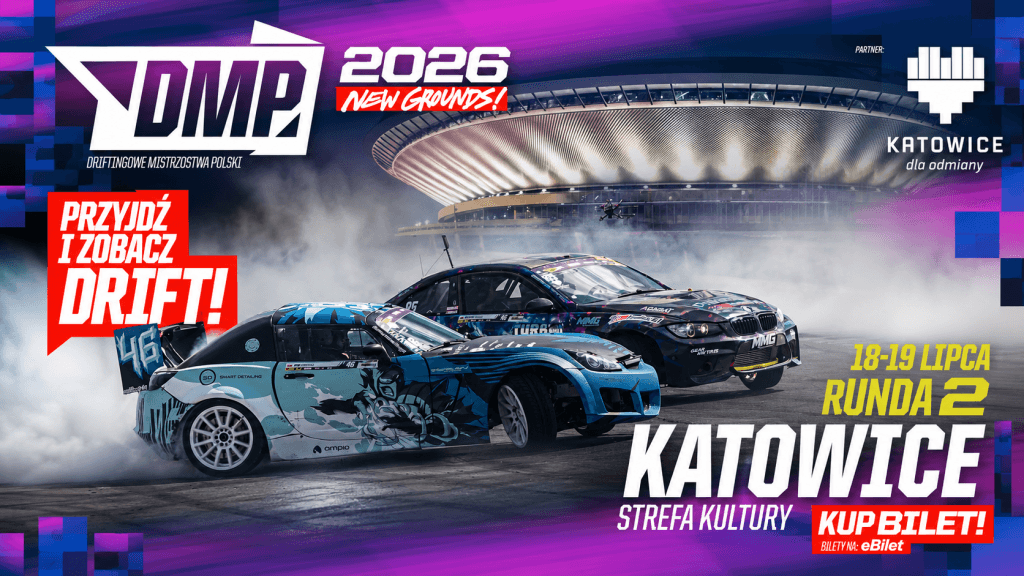 Katowice ponownie stolicą driftingu. Europejska czołówka zawita pod Spodek