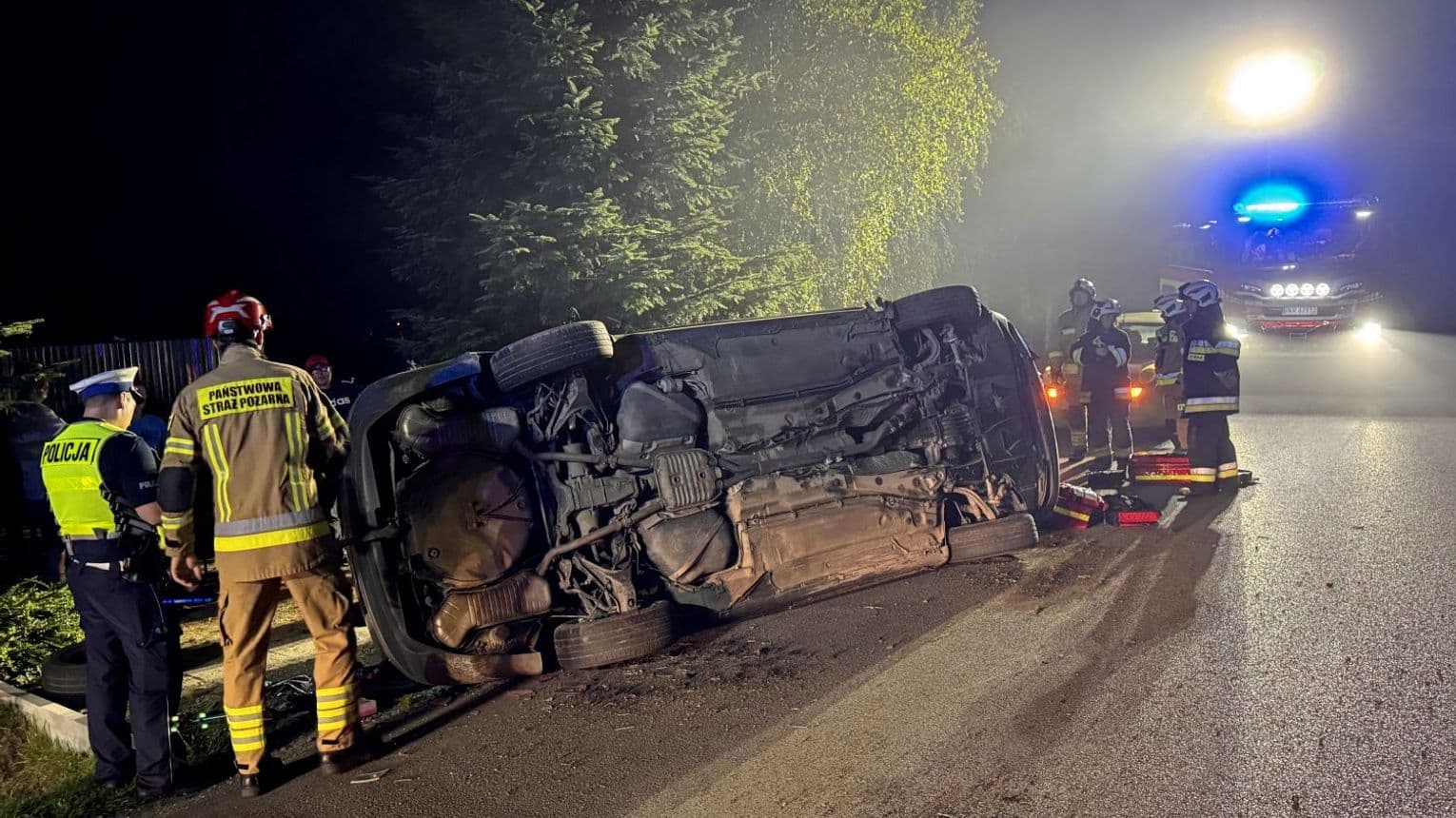 Kierowca pijany. Przy pasażerze najprawdopodobniej środki odurzające