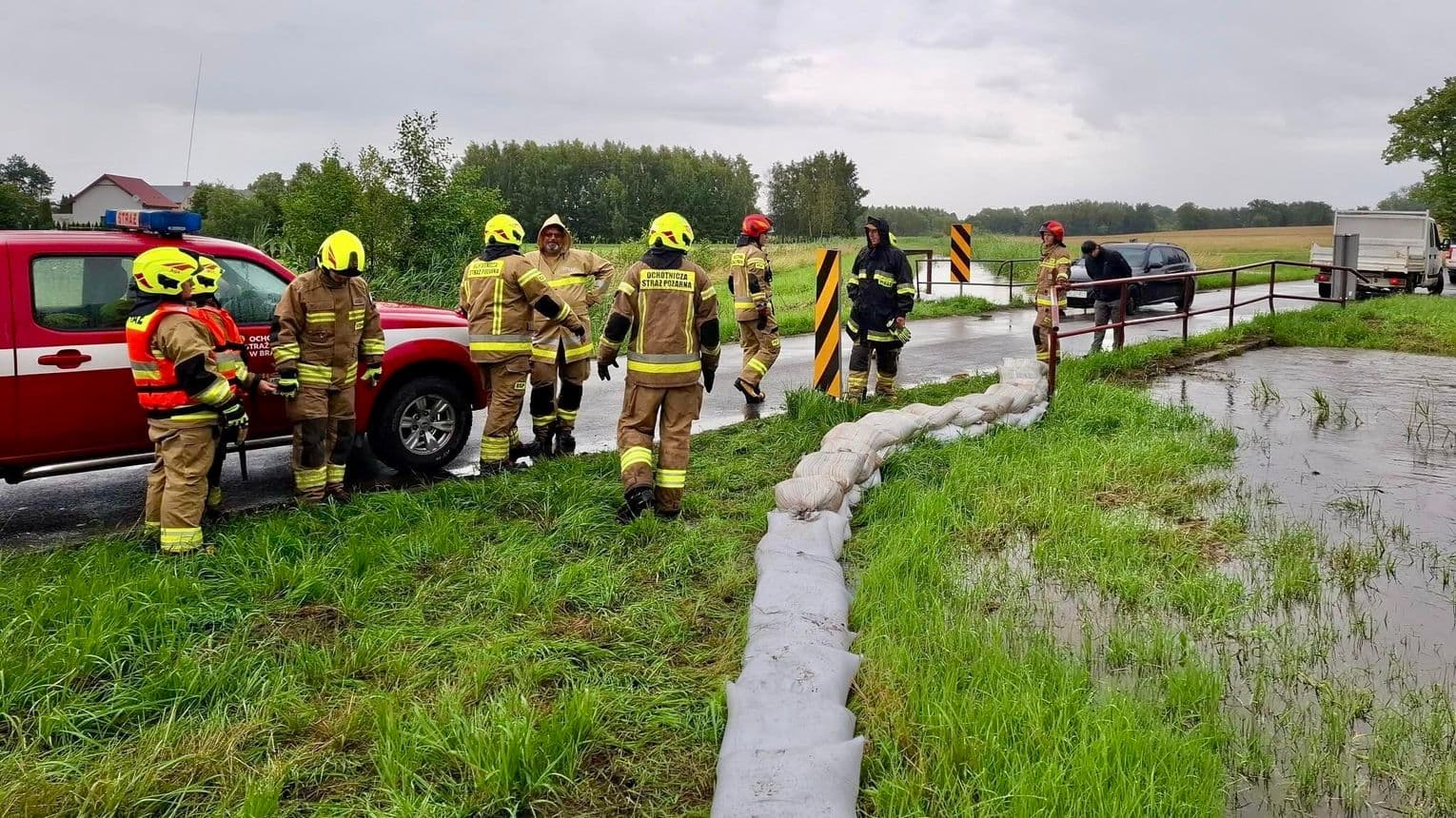 Kilkanaście akcji jednego dnia. Tak wyglądała walka ze skutkami ulewy w powiecie braniewskim