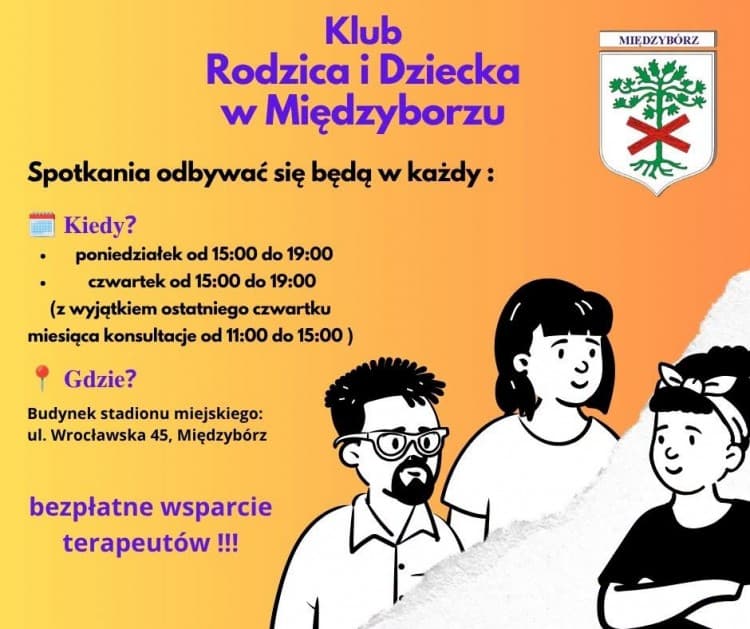 Klub Rodzica i Dziecka w Międzyborzu. Bezpłatne wsparcie dla rodzin