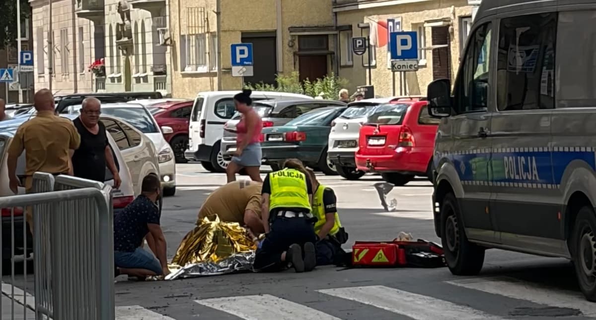 Kobieta wypadła z okna. Dramatyczne zdarzenie w Nysie