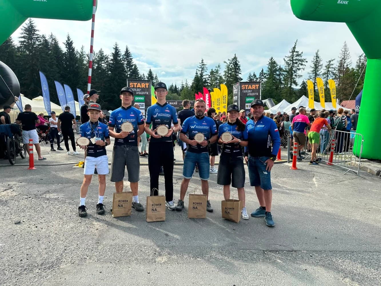 Kolarze WKK Wieruszów wśród najlepszych na Bike Adventure. Trzy złota, srebro i brąz w Szklarskiej Porębie
