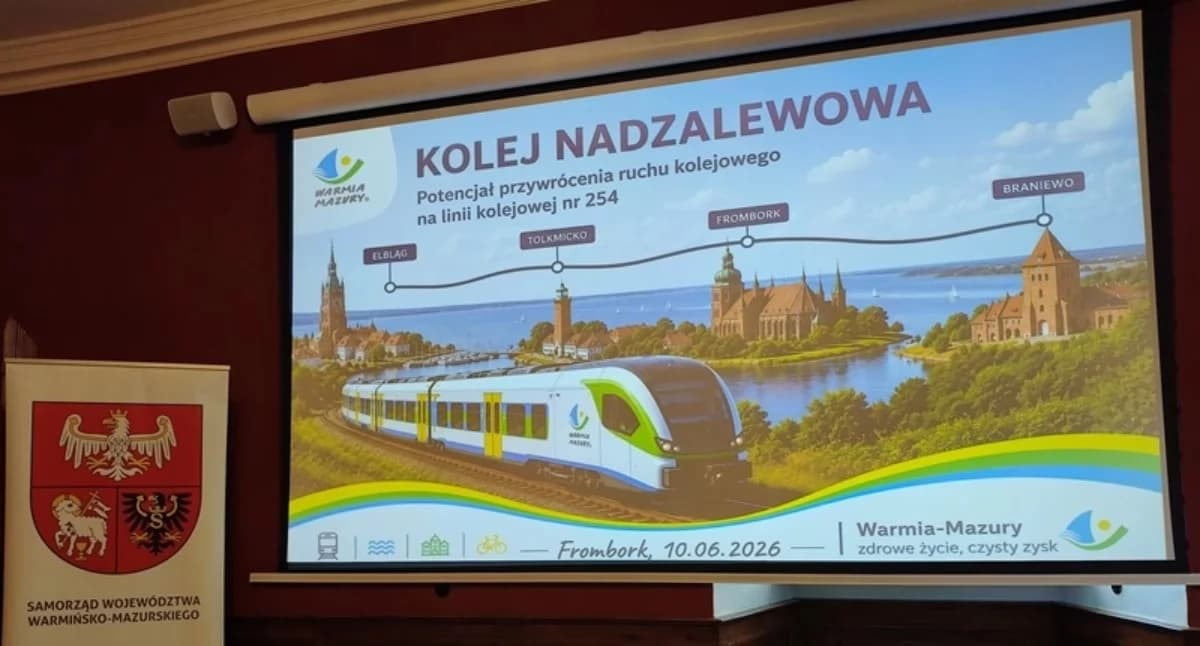 Kolej Nadzalewowa znów połączy Braniewo z Elblągiem? Ruszyła specjalna ankieta