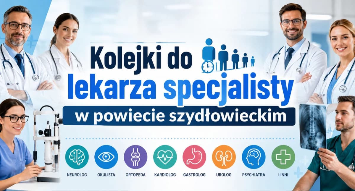 Kolejki do lekarzy w powiecie szydłowieckim. Do okulisty za kilka dni, na rehabilitację nawet za 9 miesięcy