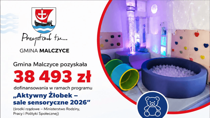 Kolejne dofinansowanie dla Gminy Malczyce!