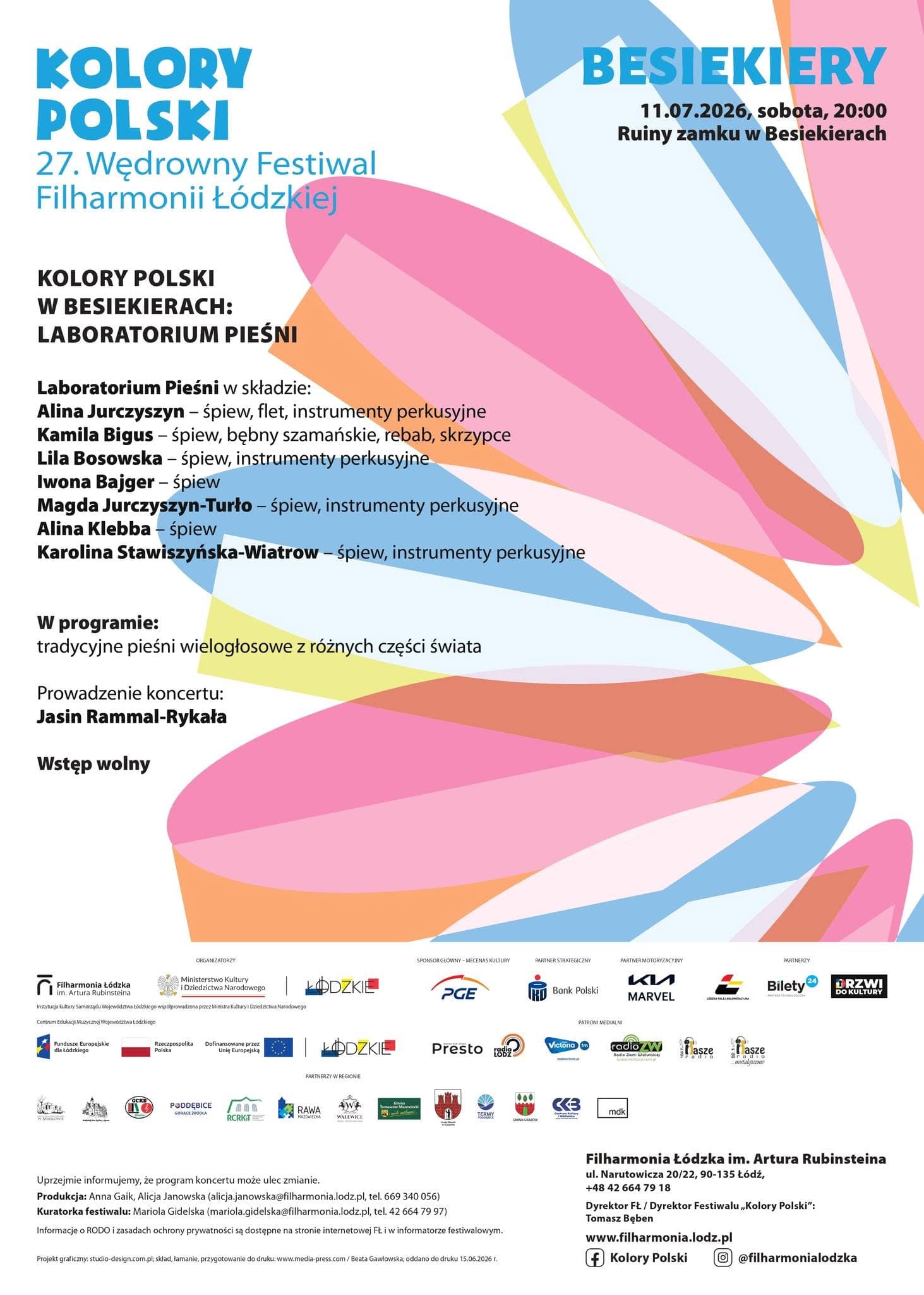 Kolory Polski w Besiekierach: Laboratorium Pieśni już jutro