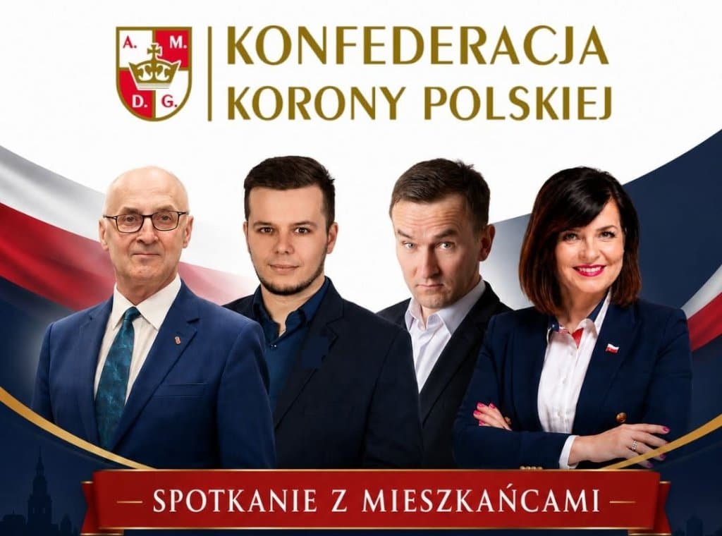 Konfederacja Korony Polskiej w Ostrołęce. Spotkanie z mieszkańcami
