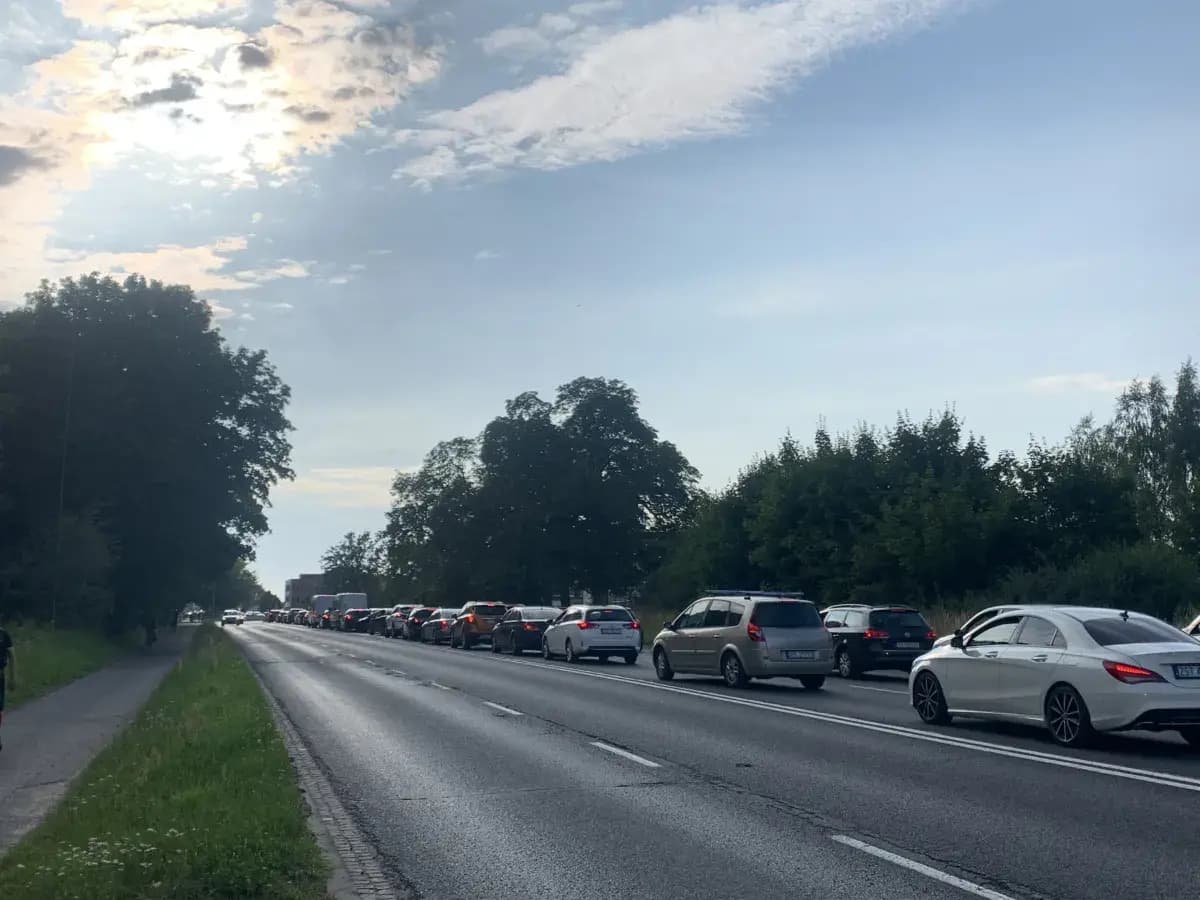 Korkuje się w Stargardzie. Mały kawałek drogi jedzie się 15 a nawet 20 minut
