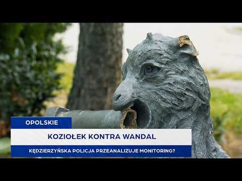 Koziołek kontra wandal. Kędzierzyńska policja przeanalizuje monitoring?
