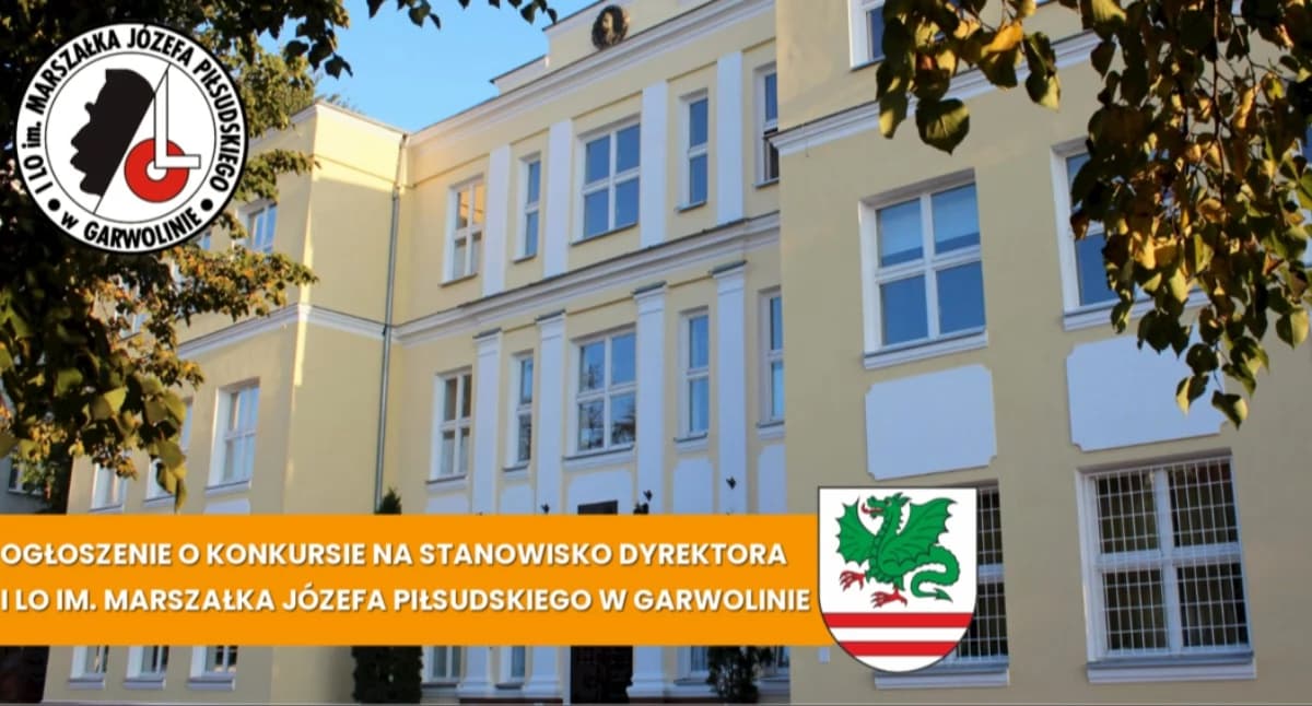 Kto pokieruje szkołą? Starostwo szuka dyrektora I LO w Garwolinie