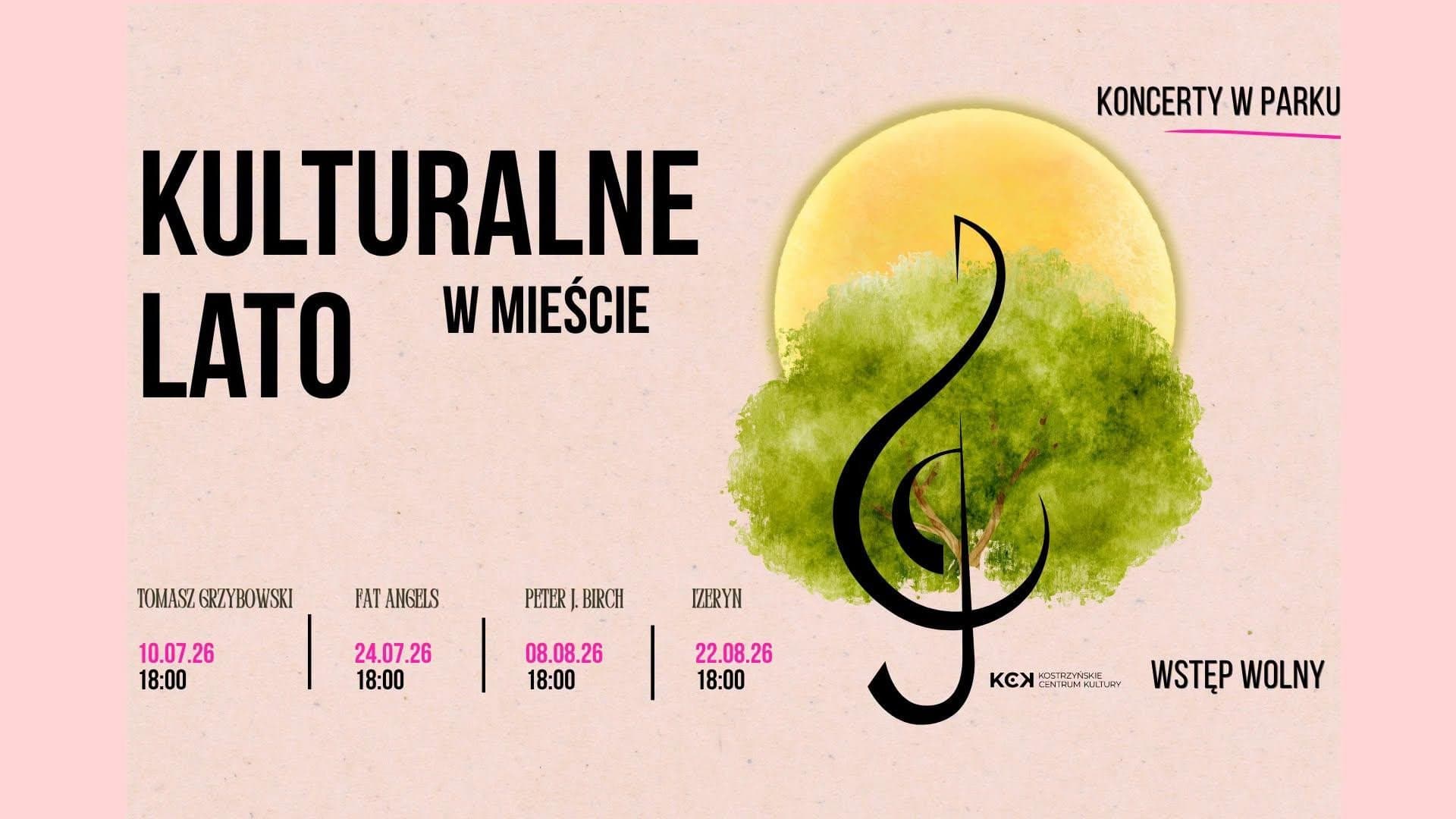 Kulturalne lato w mieście - koncerty w parku
