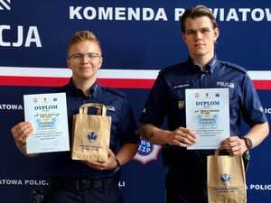 Łascy policjanci najlepsi w teście wiedzy zawodowej