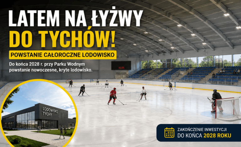 Latem na łyżwy do Tychów. Powstanie całoroczne lodowisko!