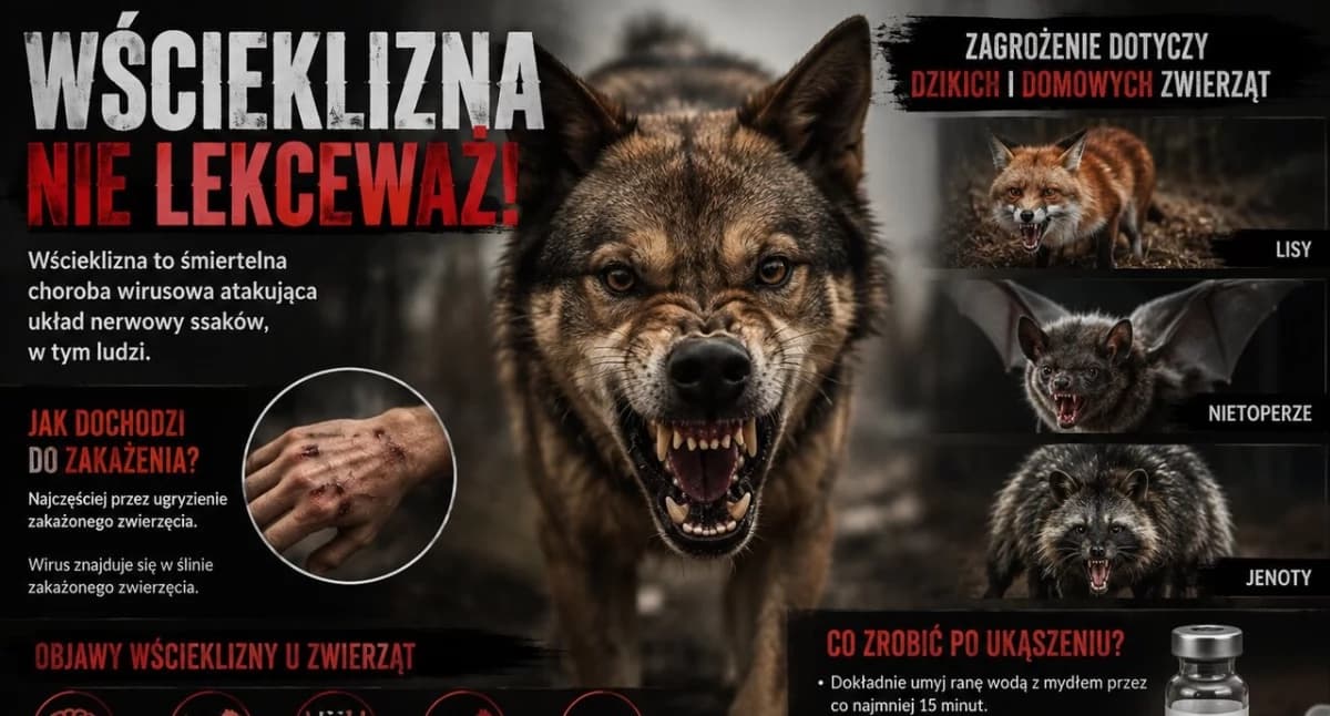 Lato sprzyja pogryzieniom – pamiętaj o zagrożeniu wścieklizną