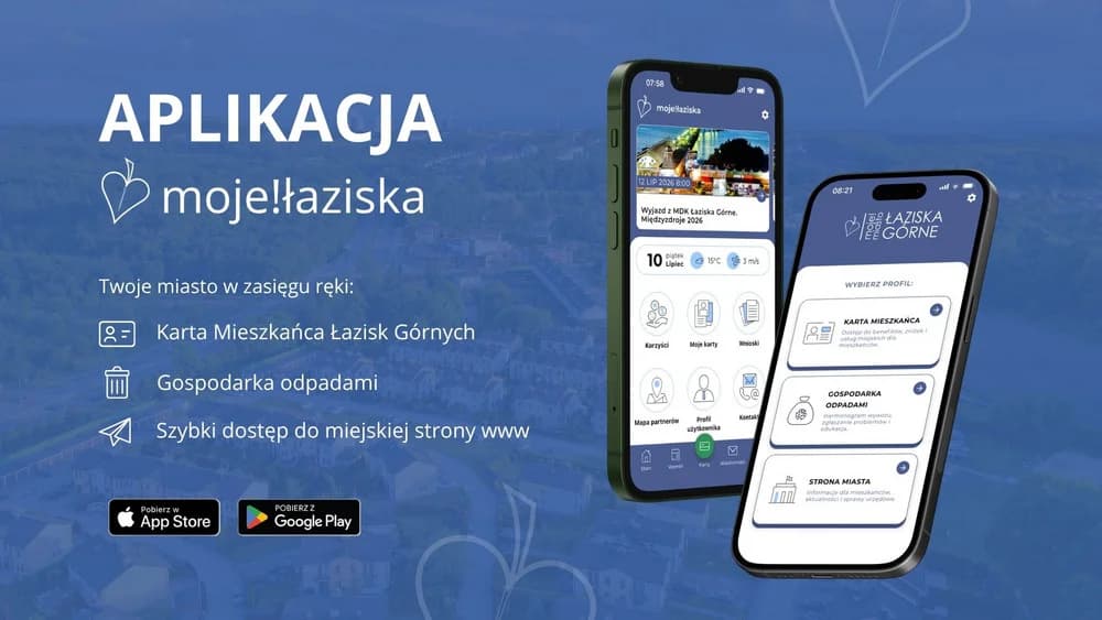 Łaziska Górne: Aplikacja moje!łaziska z cyfrową Kartą Mieszkańca już dostępna