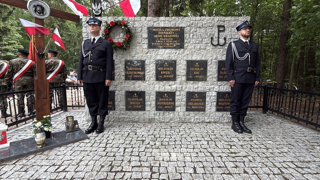 Leśna msza w 82. rocznicę walk oddziału "Zenona"