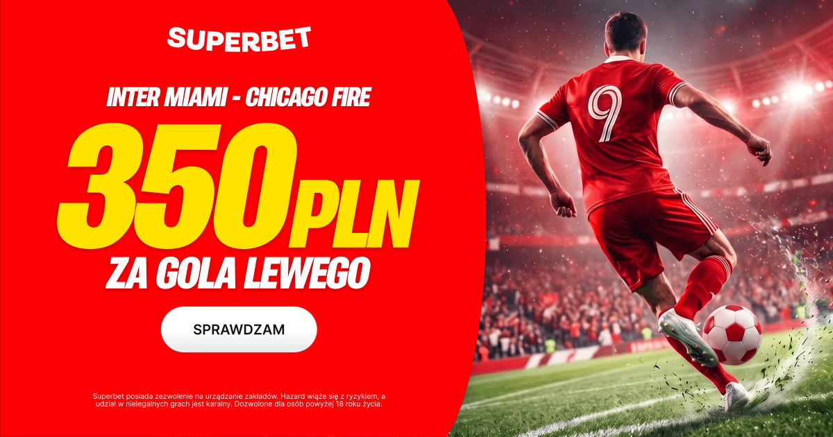 Lewandowski kontra Messi w debiucie w MLS. Superbet daje 350 zł za gola Polaka