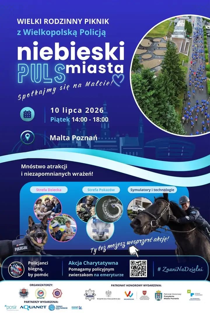 Lipiec z Wielkopolską Policją: piknik na Malcie i Święto Policji w Rawiczu