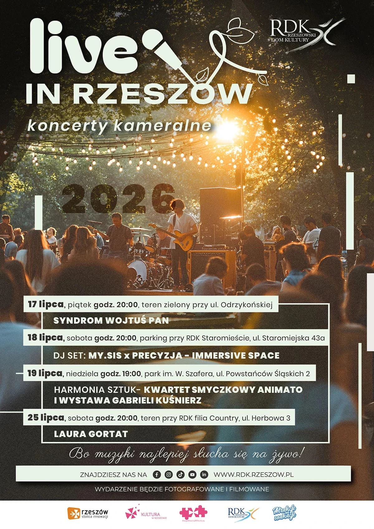 Live in Rzeszow - bezpłatne koncerty plenerowe na rzeszowskich osiedlach