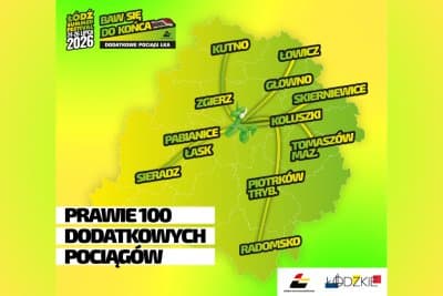ŁKA gra z Łódź Summer Festival. 100 dodatkowych pociągów i bezpłatne przejazdy