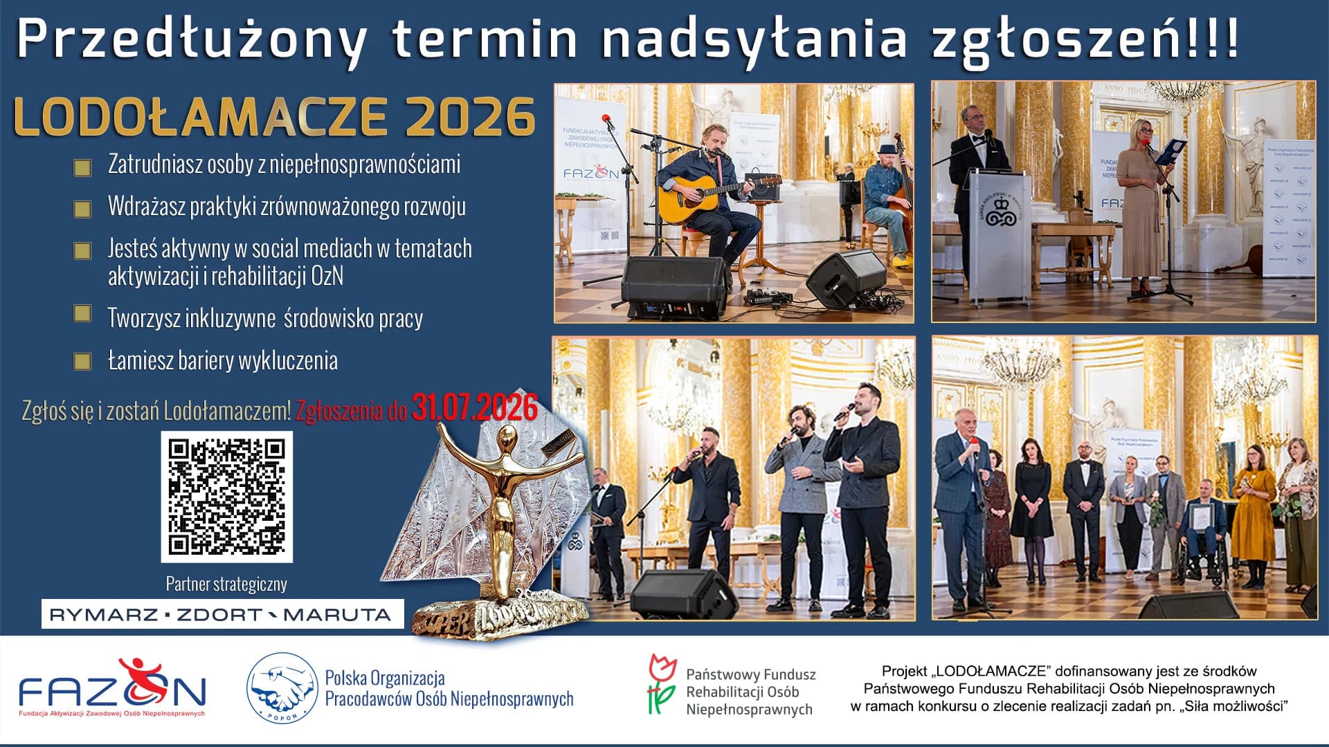 Lodołamacze 2026. Zgłoszenia do konkursu wydłużono do 31 lipca
