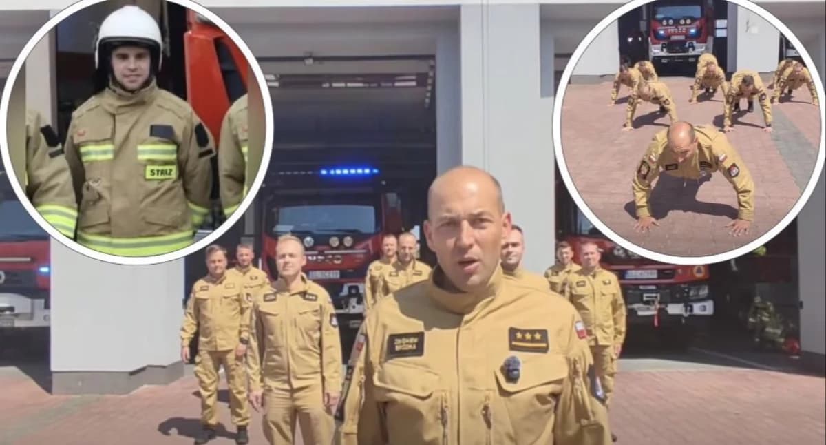 Łowiccy strażacy pomagają rannemu policjantowi i druhowi OSP. Trwa zbiórka dla Kacpra 3